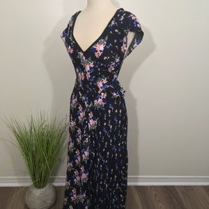 Ruffle dual patterned floral  🌺maxi